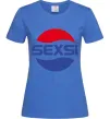 Женская футболка SEXSI Ярко-синий фото