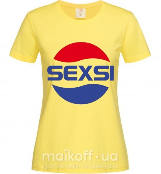 Жіноча футболка SEXSI Лимонний фото