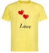 Мужская футболка LOVE воздушные шарики Лимонный фото