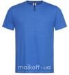 Чоловіча футболка Галстук в полоску Яскраво-синій фото