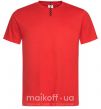 Чоловіча футболка Галстук в полоску Червоний фото