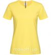 Жіноча футболка Галстук в полоску Лимонний фото