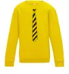 Детский Свитшот Краватка в полоску Солнечно желтый фото