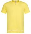 Мужская футболка Галстук в полоску light Лимонный фото