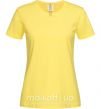 Женская футболка Галстук в полоску light Лимонный фото