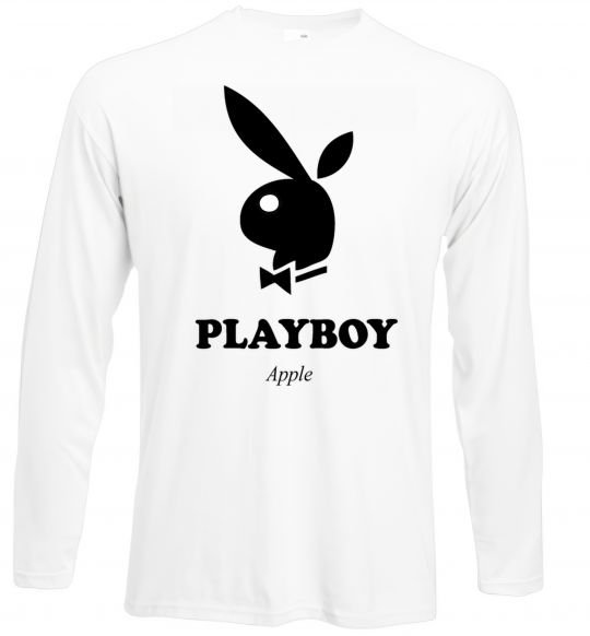 Лонгслів PLAYBOY APPLE Білий фото