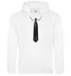 Мужская толстовка (худи) Краватка black Белый Мужская толстовка (худи) Краватка black Белый фото