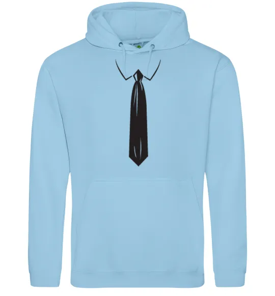 Мужская толстовка (худи) Краватка black Голубой фото