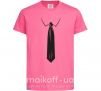 Детская футболка ГАЛСТУК BLACK Ярко-розовый фото