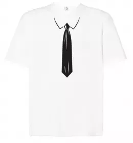 Футболка Оверсайз Костюм з метеликом та квіткою Білий фото