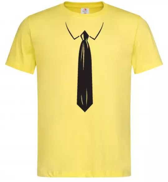 Мужская футболка Краватка black Лимонный фото