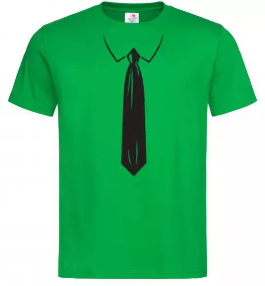 Мужская футболка Краватка black Зеленый фото