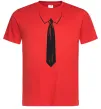 Мужская футболка Краватка black Красный фото