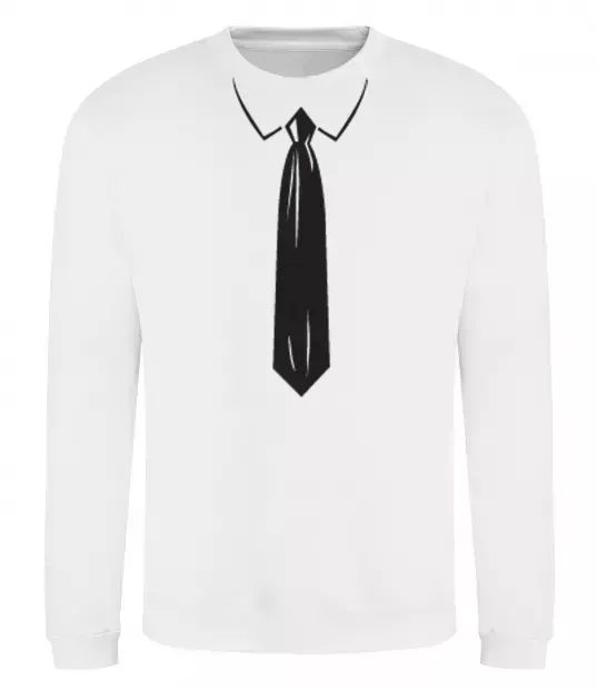 Свитшот Краватка black Белый фото