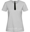 Женская футболка ГАЛСТУК КЛАССИКА Серый фото