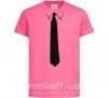 Детская футболка ГАЛСТУК КЛАССИКА Ярко-розовый фото