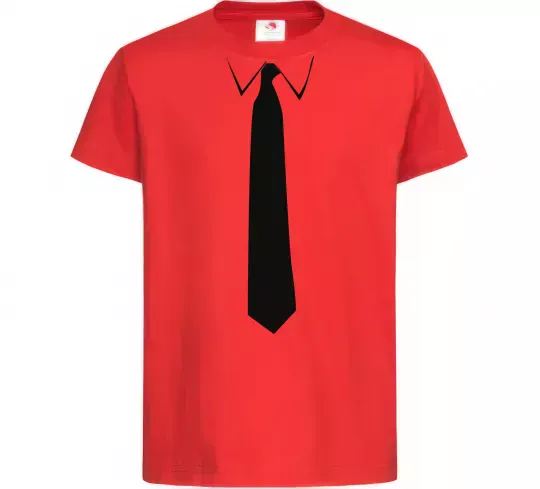 Дитяча футболка Краватка класика Червоний фото