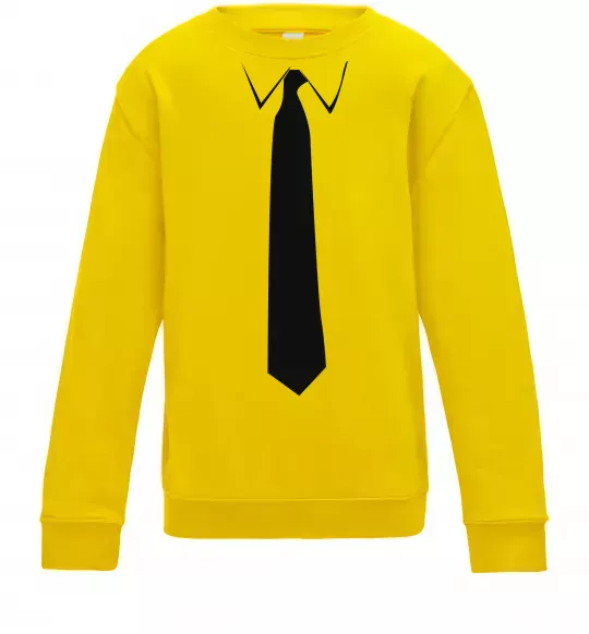 Детский Свитшот Краватка класика Солнечно желтый фото