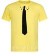 Мужская футболка ГАЛСТУК КЛАССИКА Лимонный фото