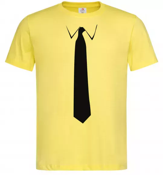 Чоловіча футболка Краватка класика Лимонний фото