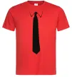 Чоловіча футболка Краватка класика Червоний фото