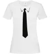 Женская футболка Краватка класика Белый Женская футболка Краватка класика Белый фото