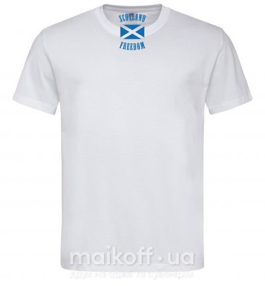 Чоловіча футболка SCOTLAND FREEDOM Білий фото