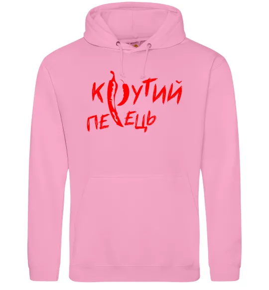 Чоловіча толстовка (худі) Крутий перець Рожевий фото
