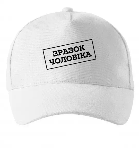 Кепка Зразок чоловіка Білий фото