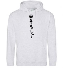 Мужская толстовка (худи) Оптиміст