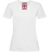 Жіноча футболка ФЛАГ GREAT BRITAIN Білий фото