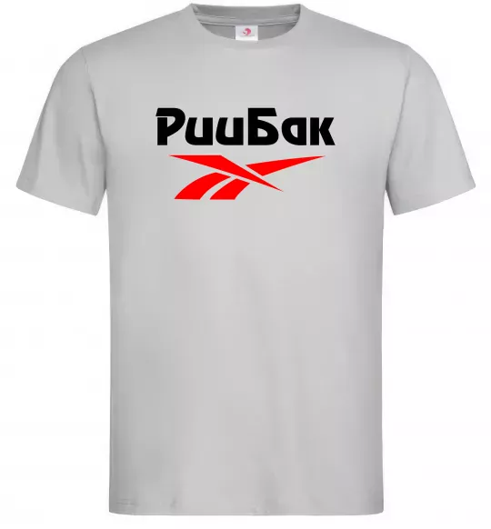 Мужская футболка Риибак Серый фото