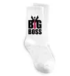 Носки Напис BIG BOSS Белый фото