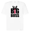 Футболка Оверсайз Напис BIG BOSS Білий фото
