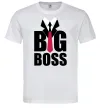 Мужская футболка Напис BIG BOSS Белый Мужская футболка Напис BIG BOSS Белый фото