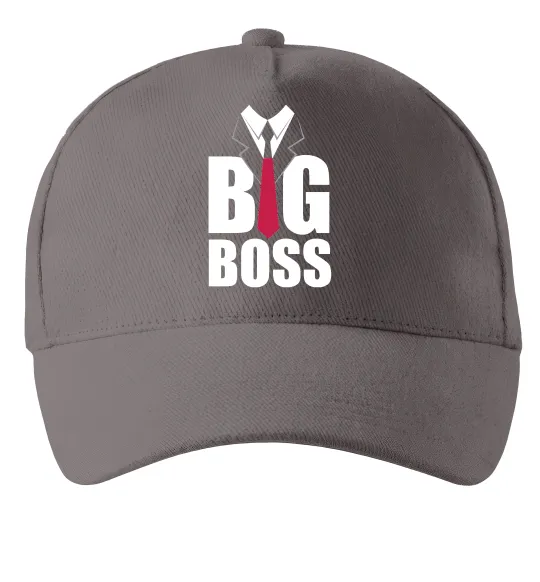 Кепка Напис BIG BOSS Серый фото