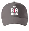 Кепка Напис BIG BOSS Серый фото