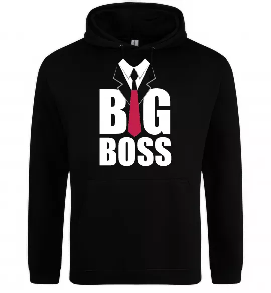 Женская толстовка (худи) Напис BIG BOSS Черный фото