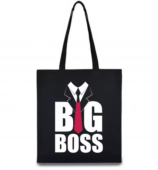 Эко-сумка Напис BIG BOSS Черный фото