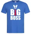 Мужская футболка Напис BIG BOSS Ярко-синий Мужская футболка Напис BIG BOSS Ярко-синий фото