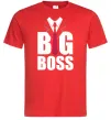 Мужская футболка Напис BIG BOSS Красный Мужская футболка Напис BIG BOSS Красный фото