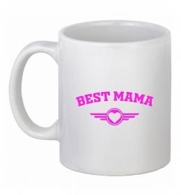 Чашка керамическая BEST MAMA с сердечком Чашка керамическая BEST MAMA с сердечком