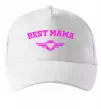 Кепка BEST MAMA с сердечком Белый фото