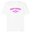 Футболка Оверсайз BEST MAMA с сердечком Білий фото