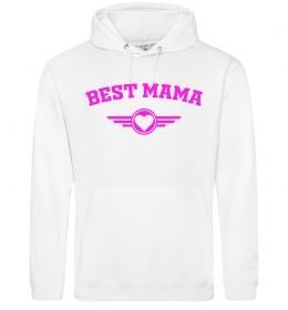 Женская толстовка (худи) BEST MAMA с сердечком Женская толстовка (худи) BEST MAMA с сердечком