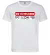 Мужская футболка SEX INSTRUCTOR. FREE Белый Мужская футболка SEX INSTRUCTOR. FREE Белый фото