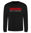 Світшот SEX INSTRUCTOR. FREE Чорний фото
