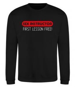 Світшот SEX INSTRUCTOR. FREE
