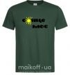 Мужская футболка Сонце моє Темно-зеленый фото