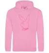 Жіноча толстовка (худі) PINK PLAYBOY Рожевий фото